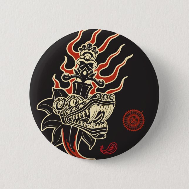 AZTK-Qutzal Button (Front)