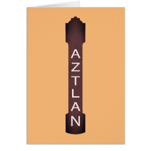 aztlan theatre signage cards