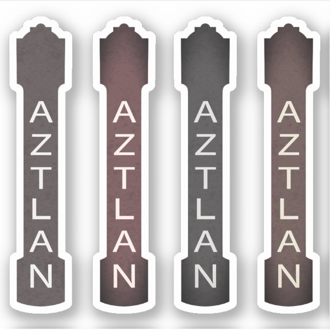 aztlan theatre signage sticker (Front)