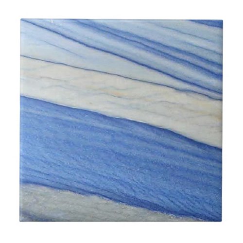 Azul Macaubas Marble Pattern 4 Ceramic Tile