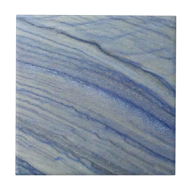 Azul Macaubas Marble Pattern 6 Ceramic Tile (Front)