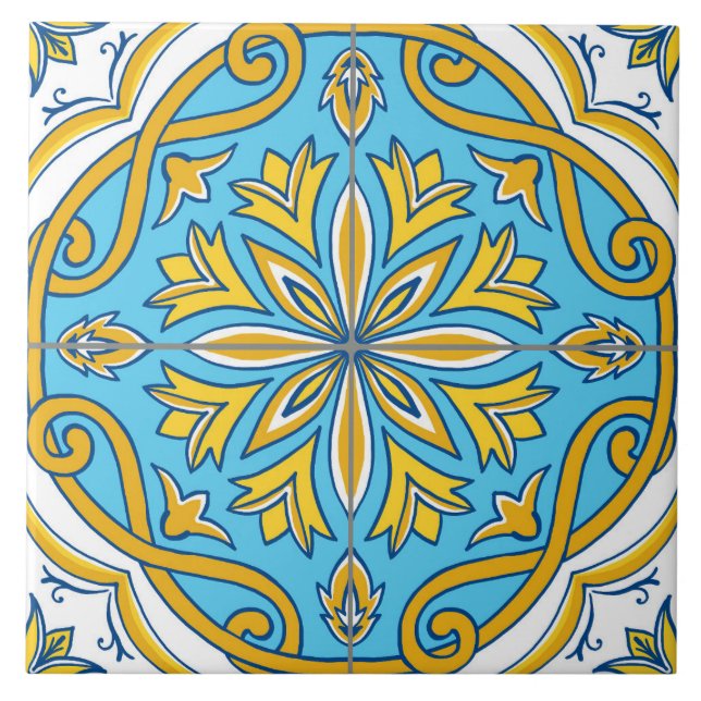 Azulejo 10 ceramic tile (Front)