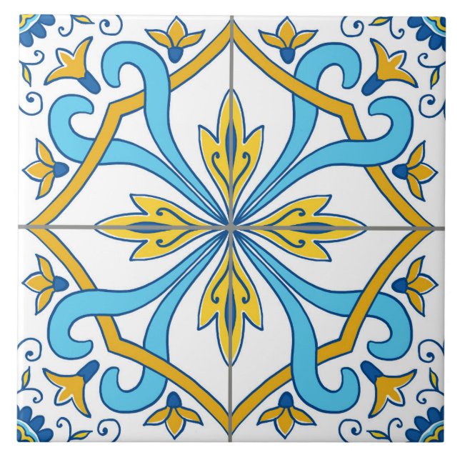 Azulejo 7 ceramic tile (Front)