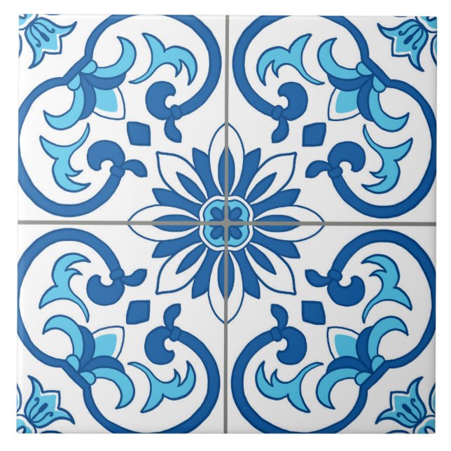 Azulejo 8 ceramic tile (Front)