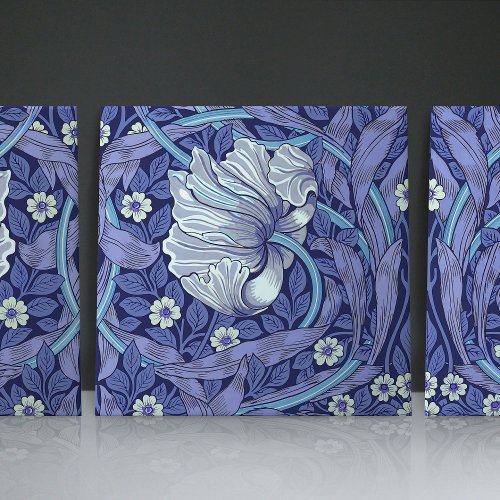 Azulejo Blue Pimpernel Seamless 22 William Morris Ceramic Tile