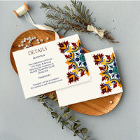 Azulejo blue Portuguese Mediterranean wedding
