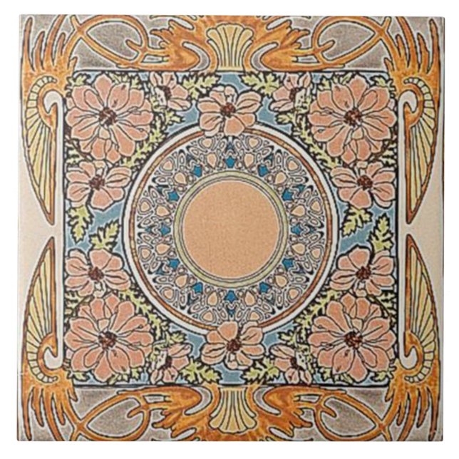 Azulejo de cerámica ceramic tile (Front)