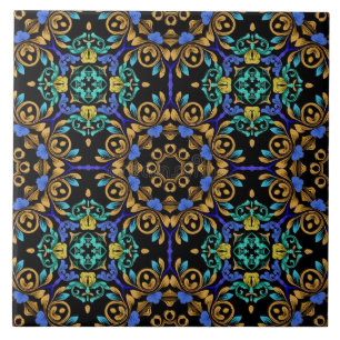 Azulejo de cerámica estilo barroco ceramic tile