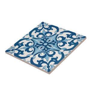 Fleur De Lis Decorative Ceramic Tiles Zazzle Azulejo Fleur De Lis Style Pattern Tile