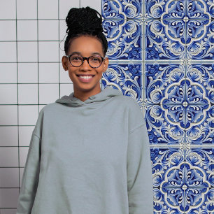 Azulejo Lisbon Patterned Talavera Ceramic Design Ceramic Tile