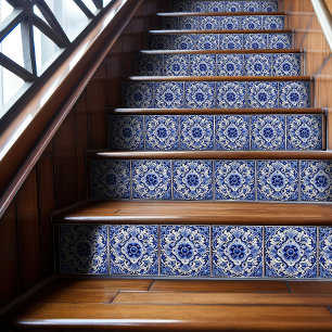 Azulejo Lisbon Patterned Talavera Ceramic Design Tile