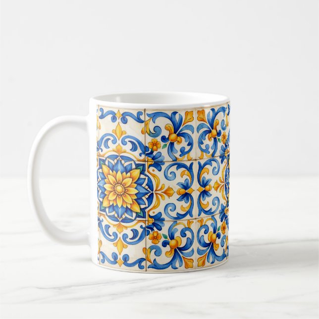 Azulejo Morning Mojo Mug (Left)