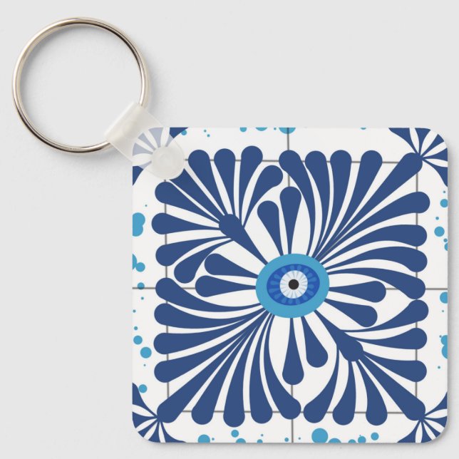 Azulejo (Olho) Keychain (Front)