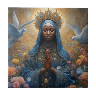 Azulejo Our Lady Aparecida Ceramic Tile