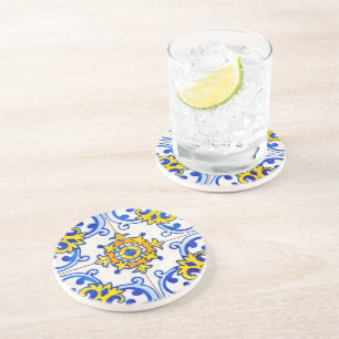 Azulejo Panel Tiles Drink Coaster