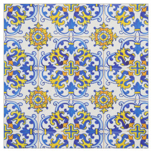 Azulejo Panel Tiles Fabric