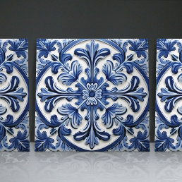 Azulejo Portuguese Marine Lisbon Ornamental Art Ceramic Tile