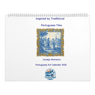 Azulejo Romance Portuguese Art Calendar 2026