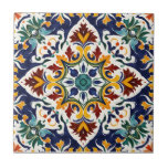 Azulejo Talavera blue Mediterranean wedding favors Ceramic Tile<br><div class="desc">Azulejo Talavera blue Portuguese Mediterranean ornate tile pattern wedding favors printed ceramic tiles wedding reception decor also a lovely keepsake gift for your guests</div>