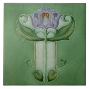 Azulejo Tile art nouveau style decorative fireplac