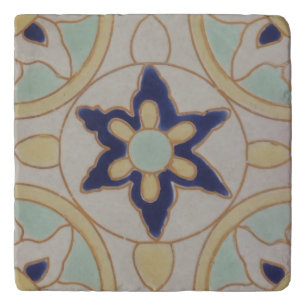Azulejo Tile Trivet – Floral Blue