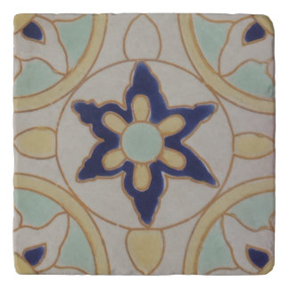 Azulejo Tile Trivet – Floral Blue