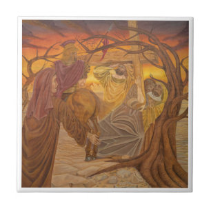 Azulejo - Via Crucis Ceramic Tile