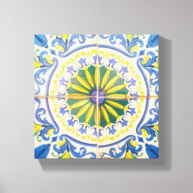 azulejos canvas print (Front)