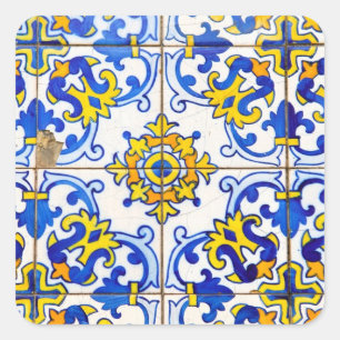 Azulejos Ceramic tiles Square Sticker