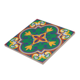 💛🧡💚 Azulejos, decorative pattern from Lisbon Ceramic Tile
