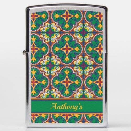  Azulejos decorative pattern from Lisbon Zippo Lighter