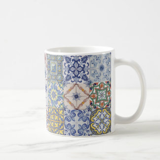 Azulejos patchwork coffee mug