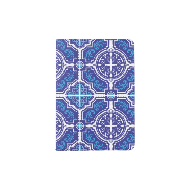 Azulejos - Portuguese Tiles Passport Holder (Front)