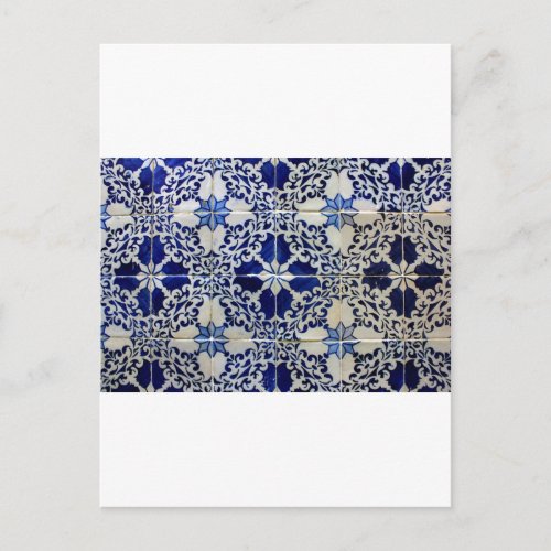 Azulejos Portuguese Tiles Postcard