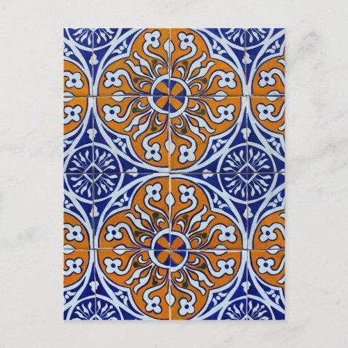 Azulejos Portuguese Tiles Postcard