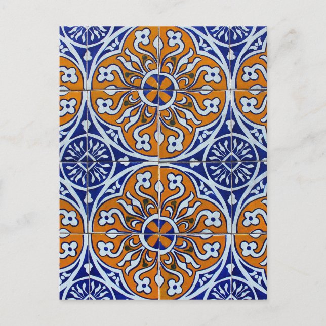 Azulejos, Portuguese Tiles Postcard (Front)