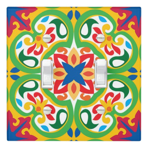  Azulejos very decorative pattern   Light Switch Cover