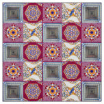 Azulejos with a modern twist fabric