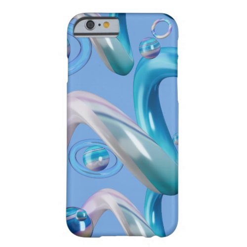 Azure Abstractions  3D Symphony for Your Phone  Barely There iPhone 6 Case