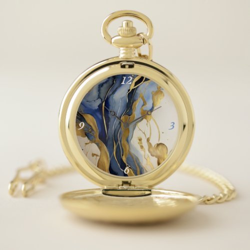 Azure Alchemy Wall Clock 254 cm Pocket Watch