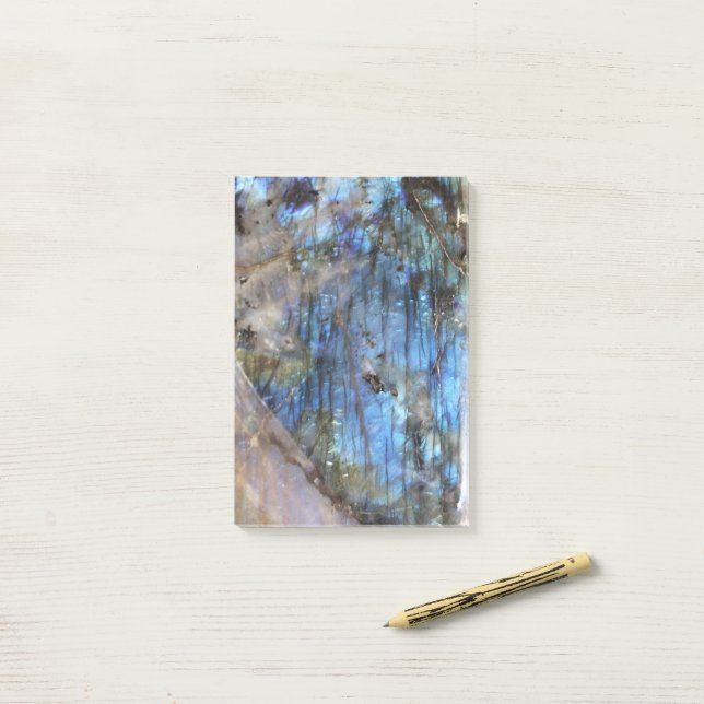 Azure and Iridescence Post-it Notes (On Desk)