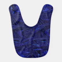 "Azure Blaze Baby Bib"