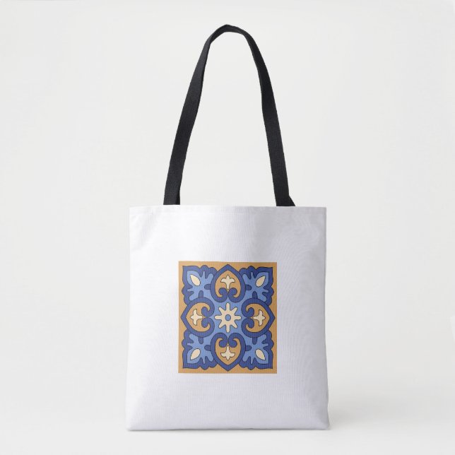 Azure Bloom Handbag (Front)