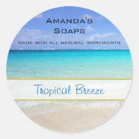 Azure Blue Caribbean Tropical Beach Soap