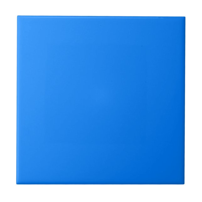 Azure Blue Ceramic Tile (Front)