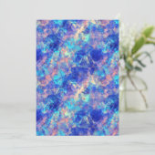 Azure Blue Crumpled Texture (Standing Front)