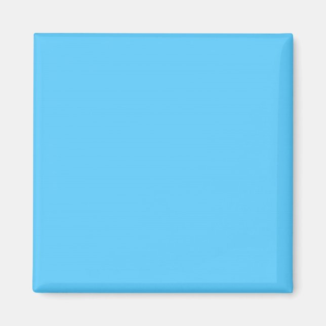 Azure Blue Sky 2015 Color Trend Template Magnet (Front)
