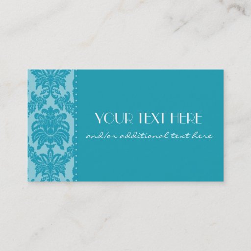 Customizable Azure Business Cards