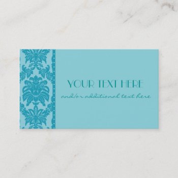 Azure Business Card by cami7669 at Zazzle