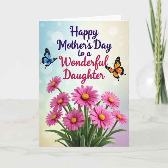 Azure Butterfly Mother Card (Front)